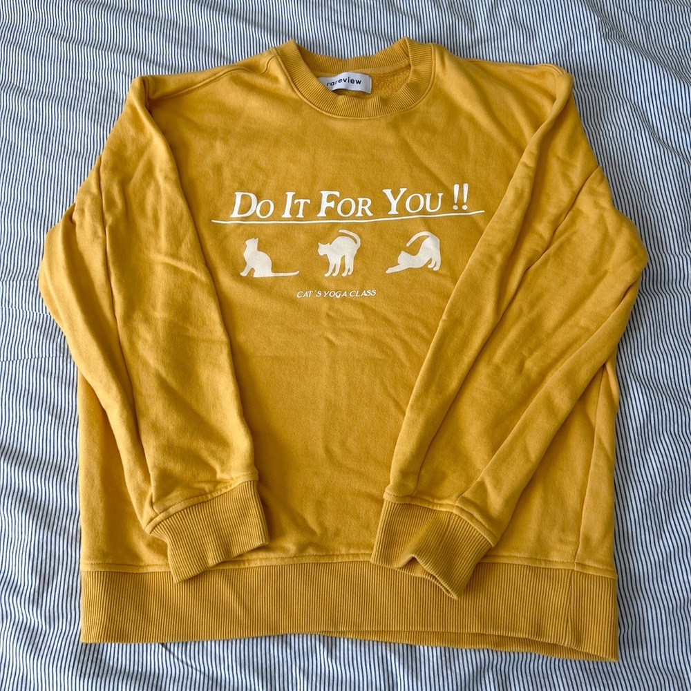 Cute yoga cat sweatshirts